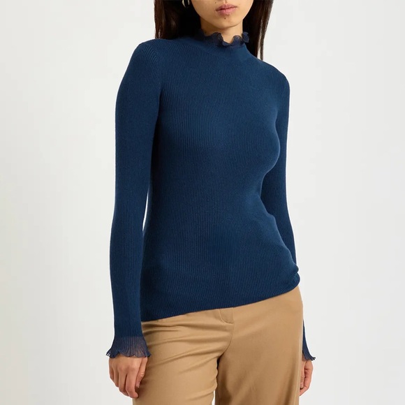 Ted Baker Navy Blue Crew Neck Sweater - Picture 5 of 14